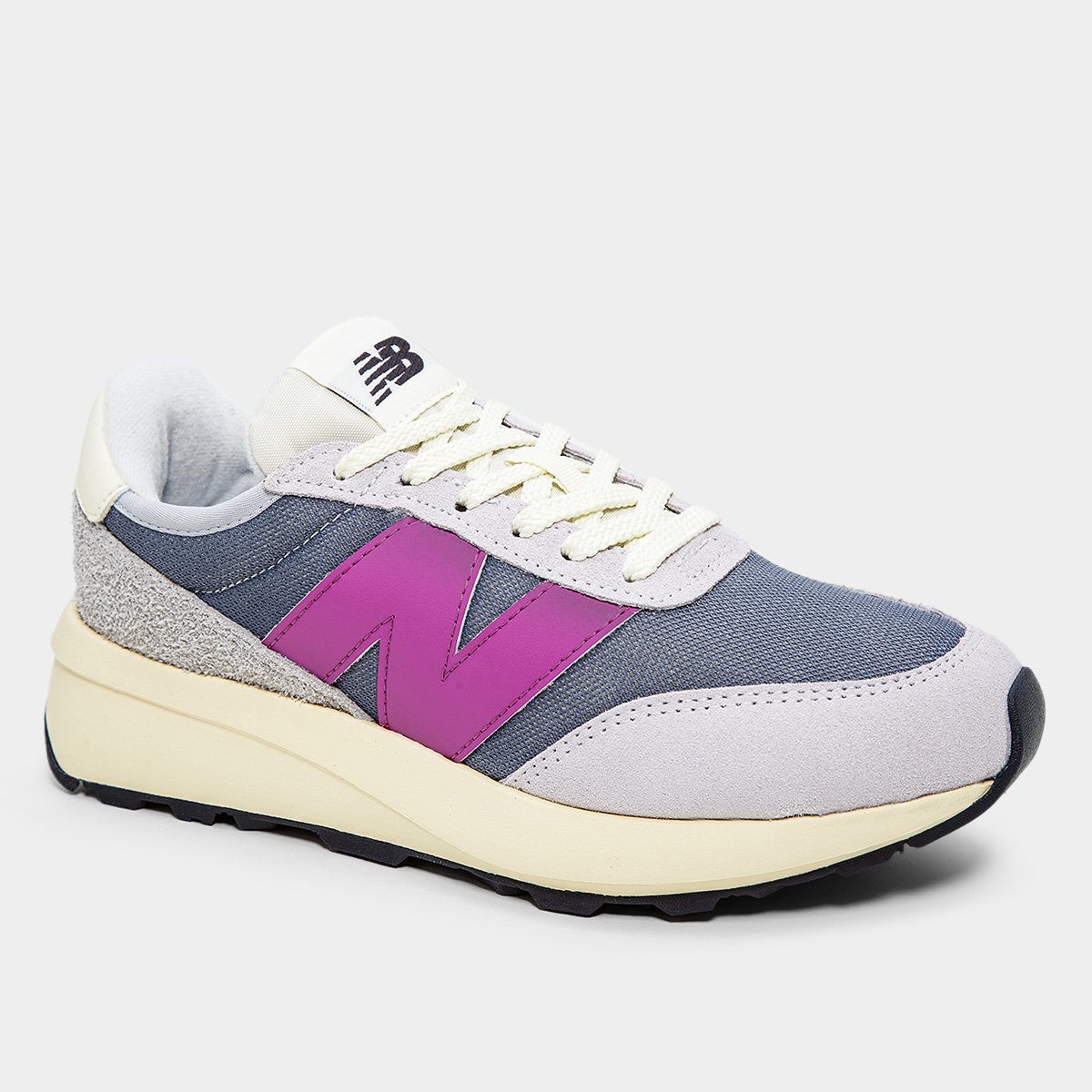 Miniatura Tênis New Balance 370v1 Unissex Lilás - 34