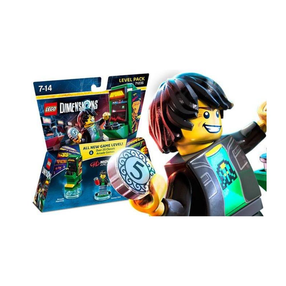 Miniatura Midway Retro Gamer Level Pack - Lego Dimensions