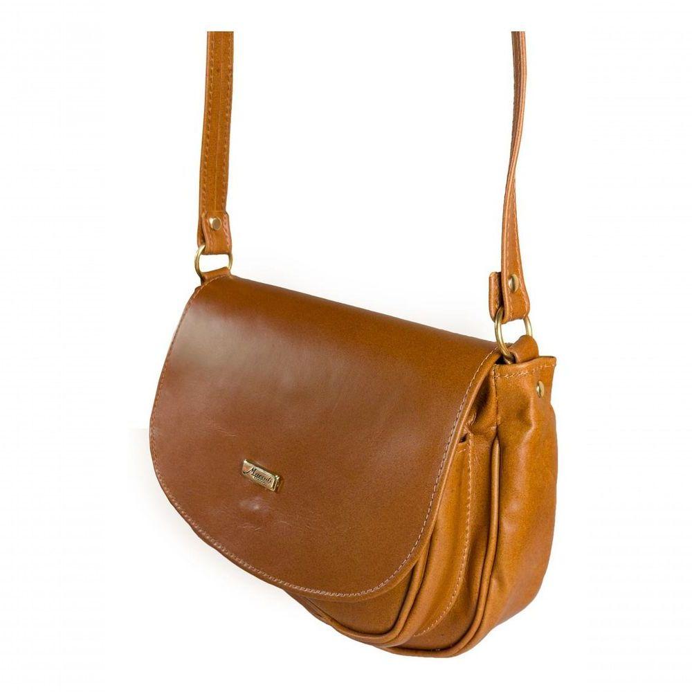 Miniatura Bolsa Couro Legítimo Feminina Transversal Luxo Cor Marrom Amarelado