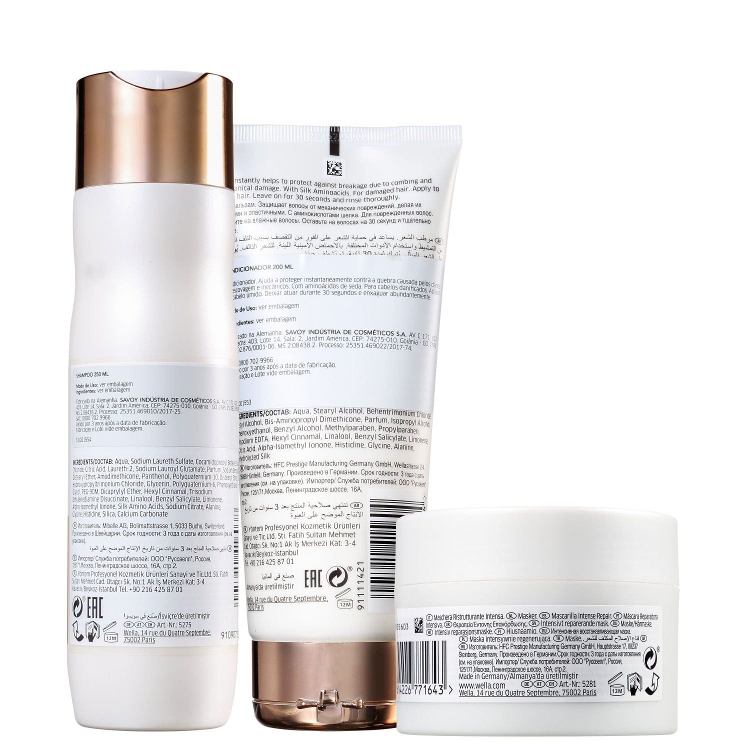 Miniatura Kit Wella Professionals Fusion Trio (3 Produtos) BLZ
