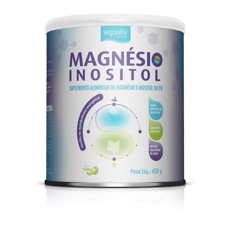 Miniatura Magnésio Inositol Equaliv 450G Sabor Limão