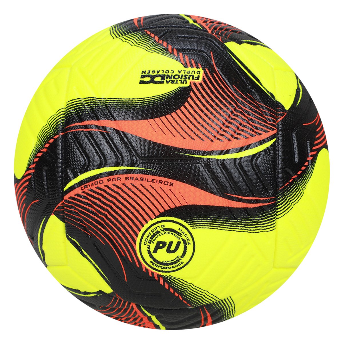Miniatura Bola Society Penalty Lider XXV Amarelo+Laranja
