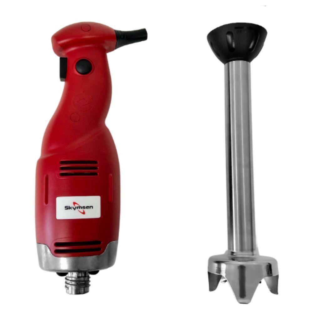 Miniatura Mixer Profissional Com Haste Removível Mx200 Skymsen Mixer Vermelho 220v