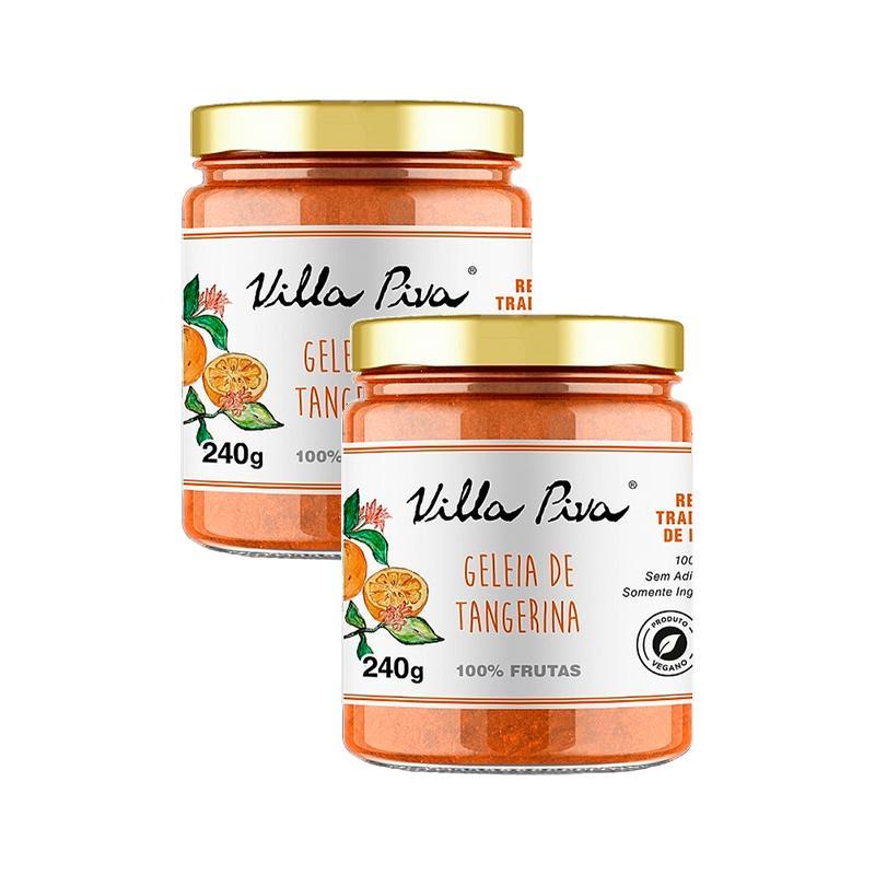 Miniatura Kit 2X: Geleia Tangerina 100% Frutas Sem Adição Açúcar Villa