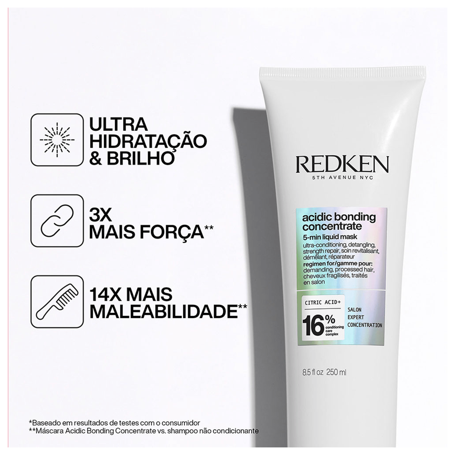 Redken Acidic Bonding Concentrate 16% - Máscara Capilar 150ml