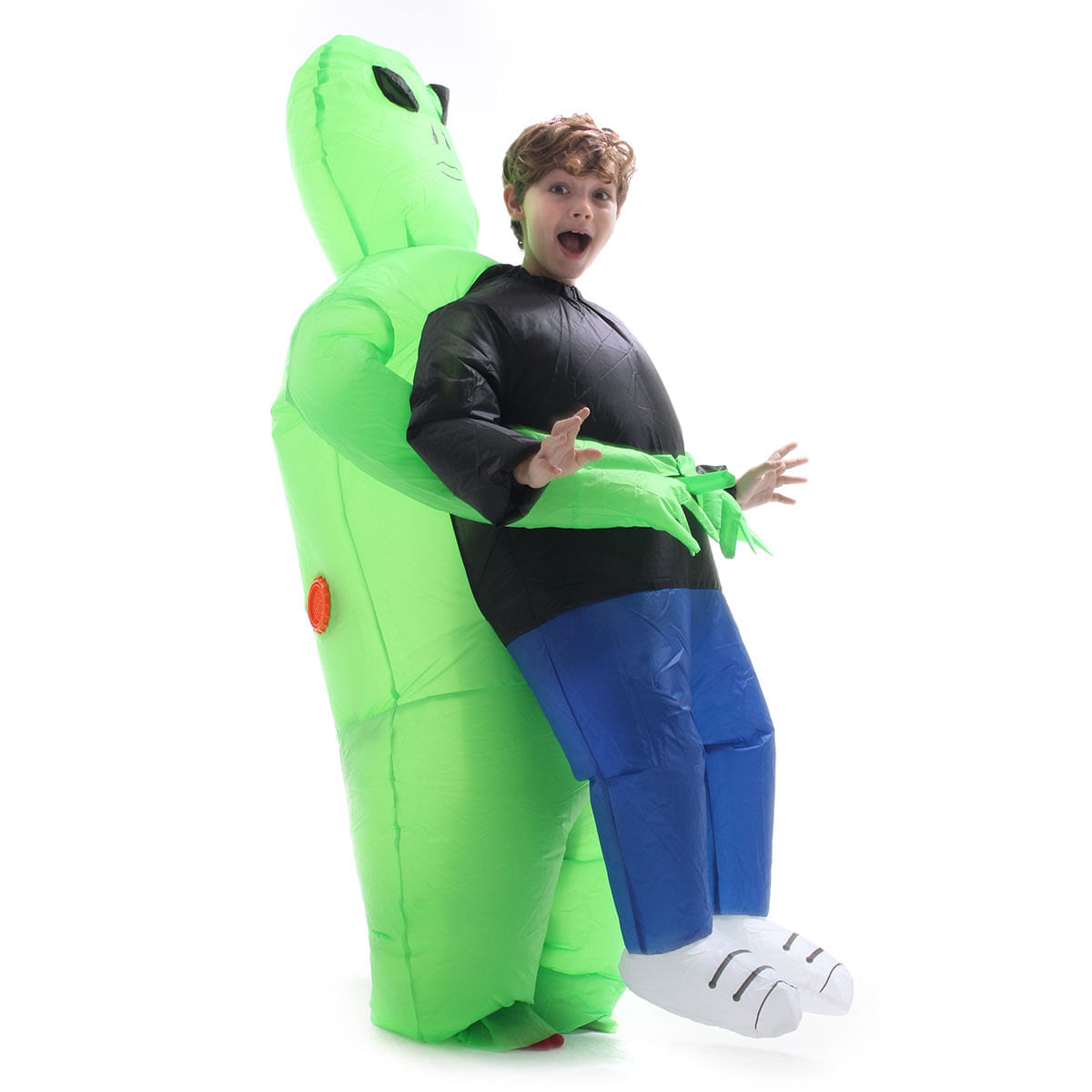 Miniatura Fantasia Alien Inflável Infantil Para Halloween Abrakadabra