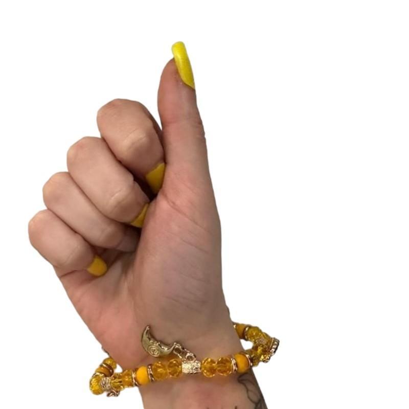 Miniatura Pulseira Oxum Umbanda Candomblé