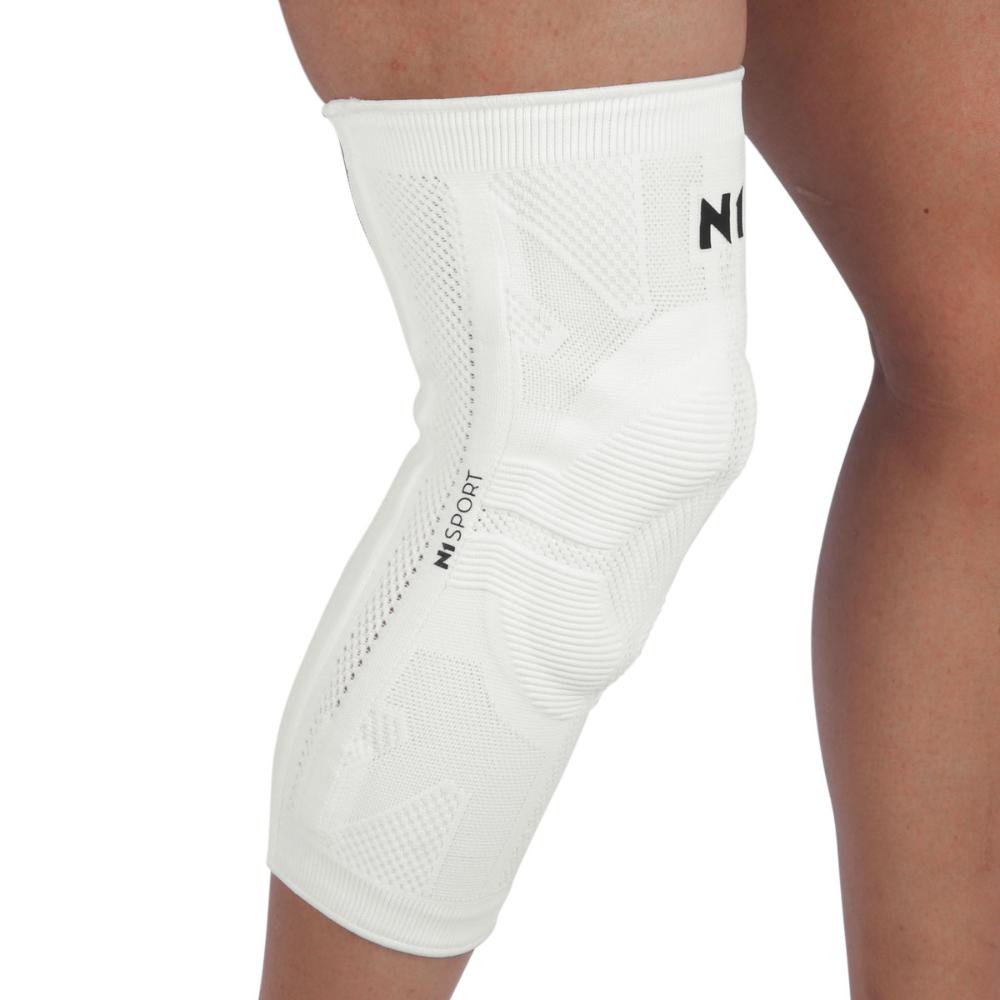 Miniatura Joelheira N1 Sport Pro com Haste Lateral e Gel Branca G