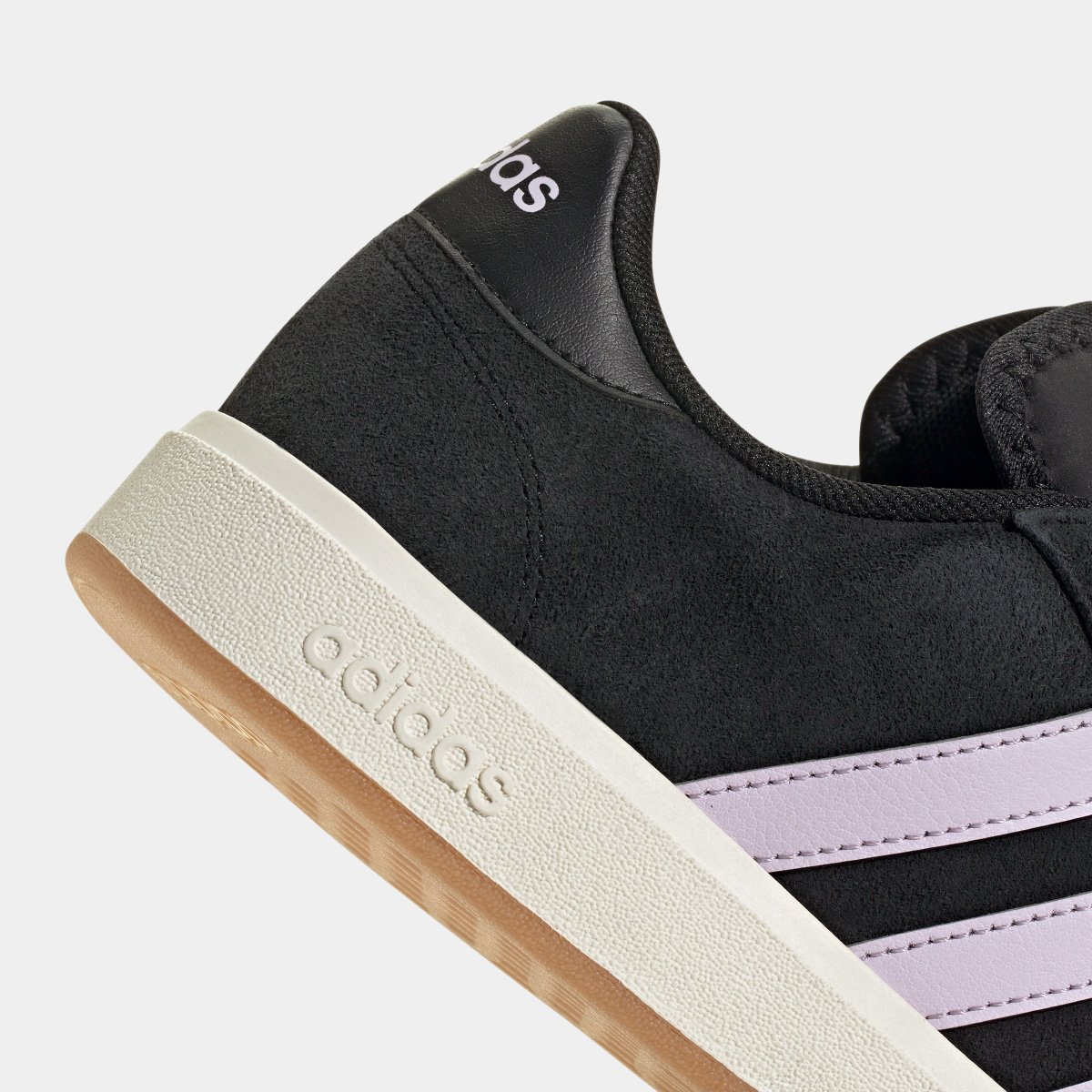 Tênis Adidas Grand Court Base Suede Feminino Preto - 34