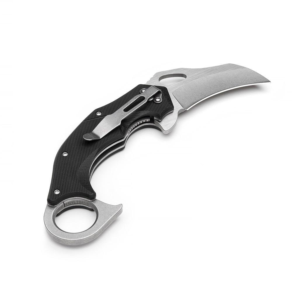 Miniatura Canivete Tático Invictus Karambit Anubis Preto