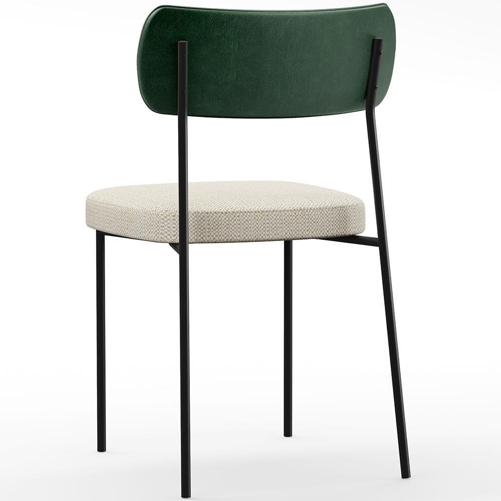 Miniatura Kit 04 Cadeiras Para L02 Verde Musgo Champagne