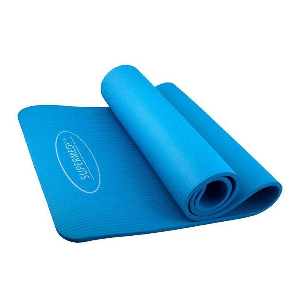 Miniatura Tapete De Yoga E Exercicios Azul Supermedy