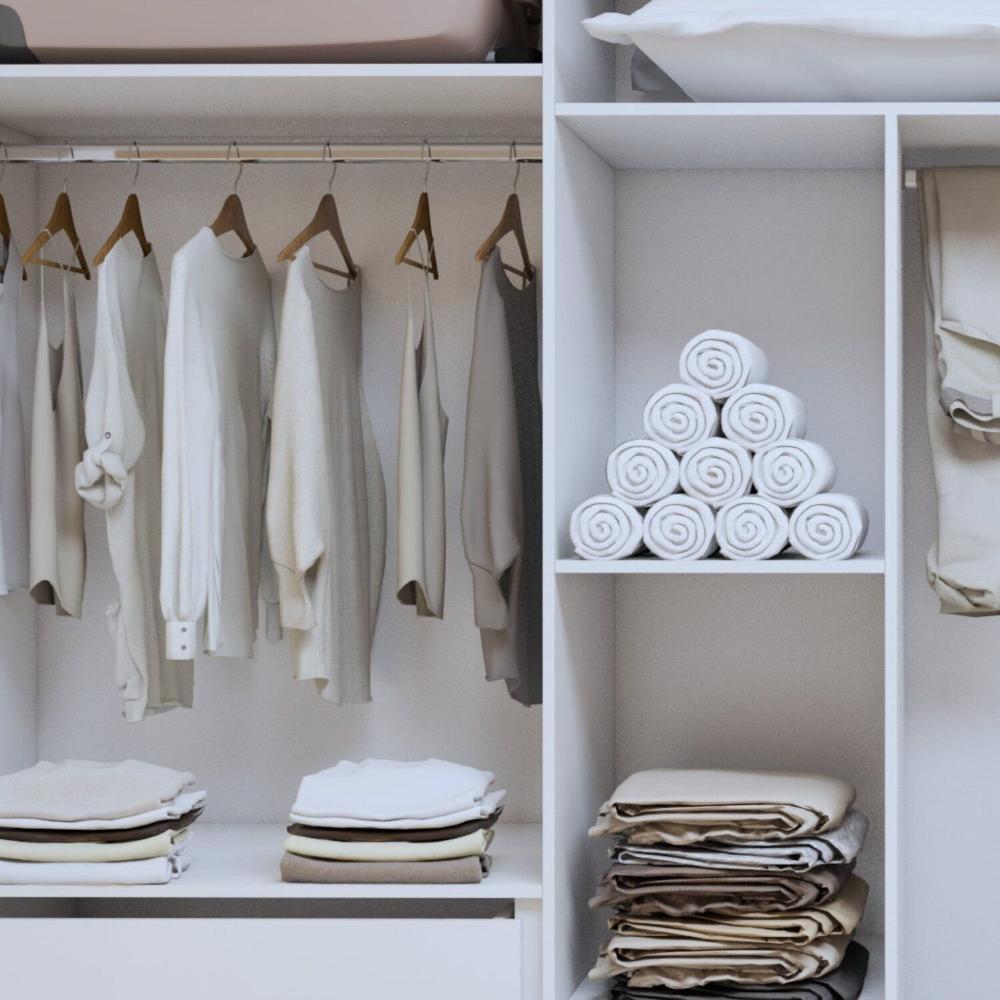 Guarda-roupas 3 Portas de Correr 100% Mdf Monte Rei Branco