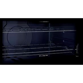Fogão Consul 5 Bocas CFS5VAR com Mesa de Vidro, Trempes de Ferro Fundido e Acendimento Automático Bivolt - Inox