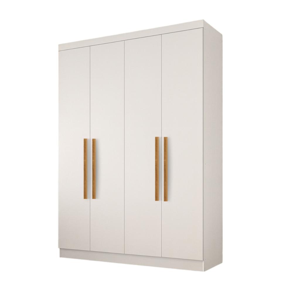 Miniatura Guarda Roupa 4 Portas Paris Espresso Móveis Branco