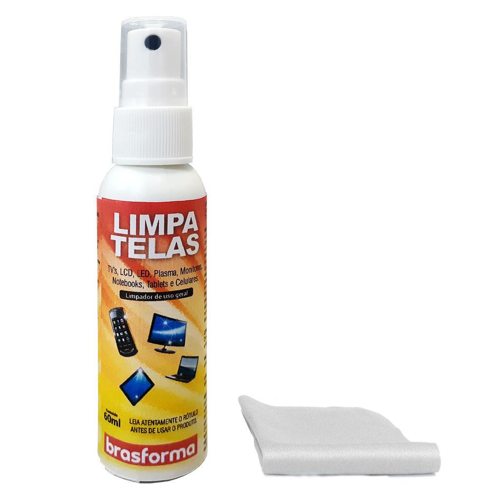 Miniatura Kit Limpa Telas Brasforma Alt0.2 60Ml Com Flanela