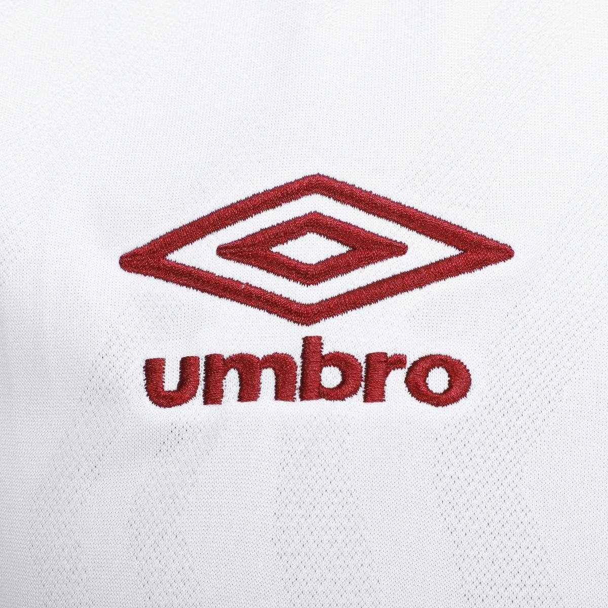 Miniatura Camisa Fluminense II 25/26 s/n Torcedor Umbro Masculina Branco+Vermelho - EGG