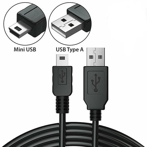 Miniatura Cabo Usb Tipo A Para Mini B De 5 Pinos Para Câmera Filmadora
