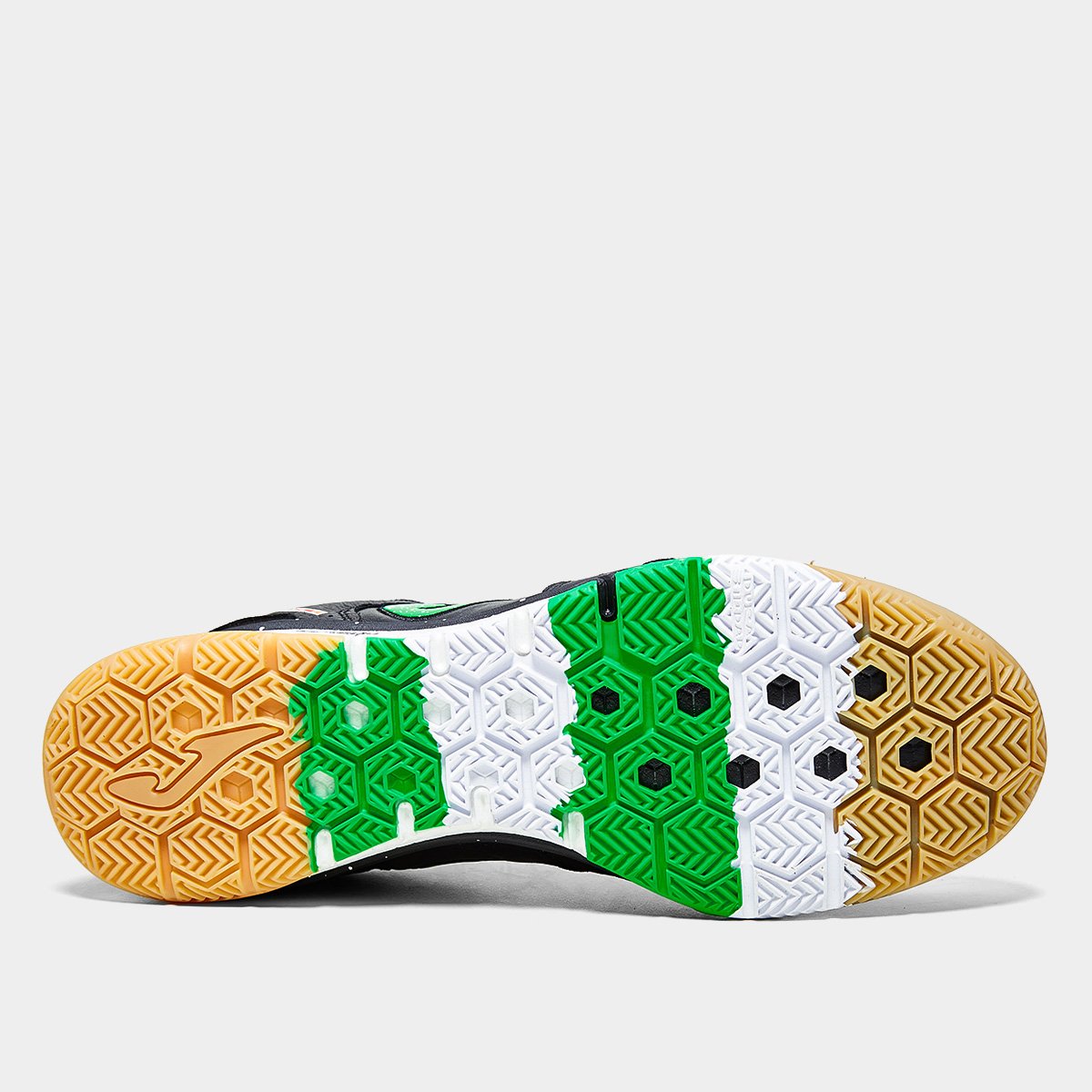 Chuteira Futsal Joma Top Flex Rebound Unissex Preto+verde - 42