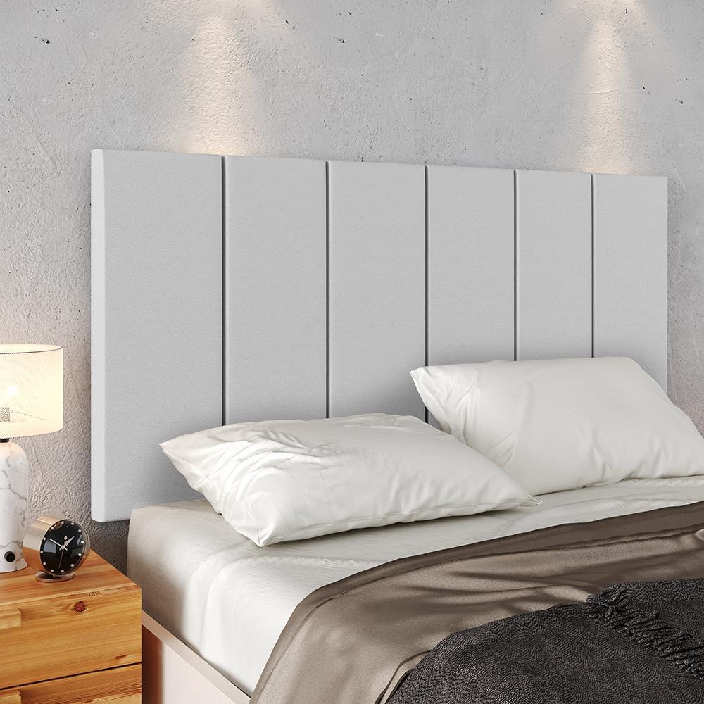 Kit 2 Mesas Cabeceira Penteadeira Suspensa Classic Branco Cabeceira Júlia 1,60 Cama Box Queen Size Corino - Lojas RPM