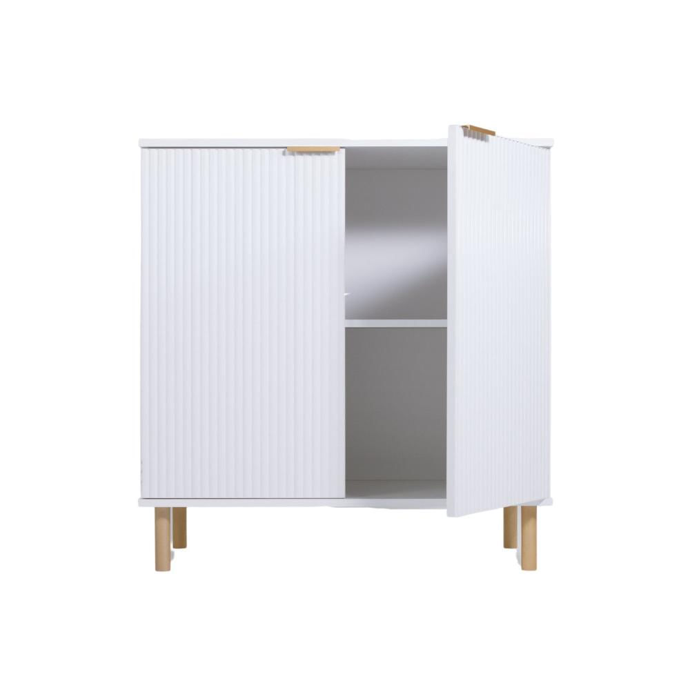 Miniatura Aparador para Sala de Estar 2 Portas R-632 Branco