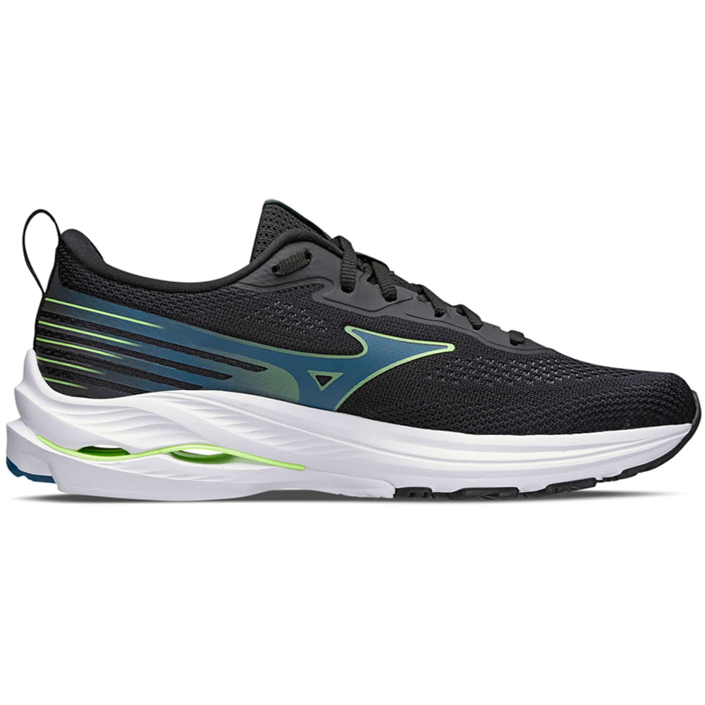 Miniatura Tênis de Corrida Masculino Mizuno Wave Vitality 4 Preto - 40