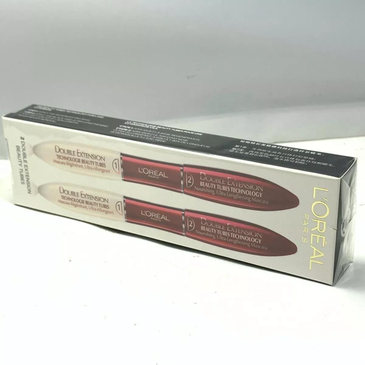 Kit 2 Rímel Loreal Double Extend Beauty Tubes Duo Double