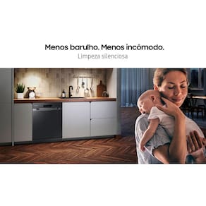 Miniatura Lava-Louças Samsung DW60C7050FG/AZ 14 Serviços com Display de LED 110V – Black Inox