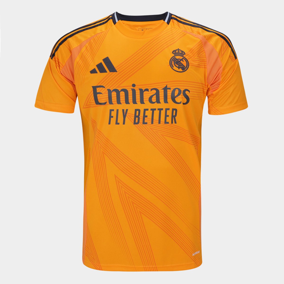Miniatura Camisa Real Madrid Away 24/25 s/n° Torcedor Adidas Masculina Laranja - EGG