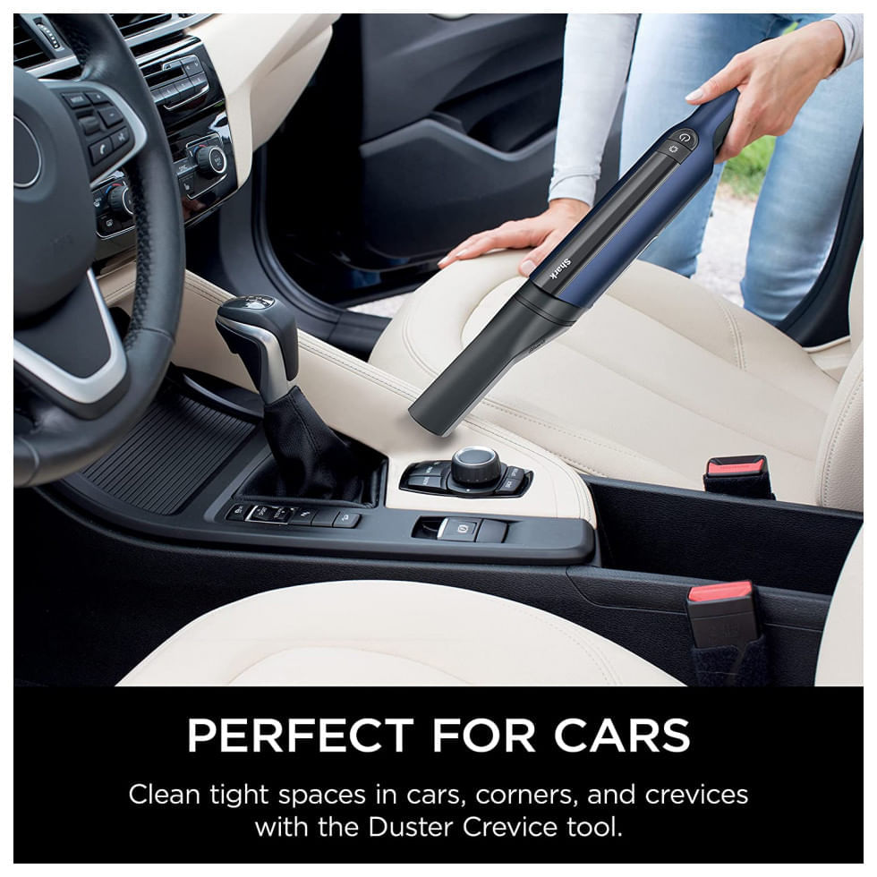 Miniatura Aspirador de Mão Ultraleve e Portátil com Sucção Poderosa Shark WV410BL, 110V, Azul