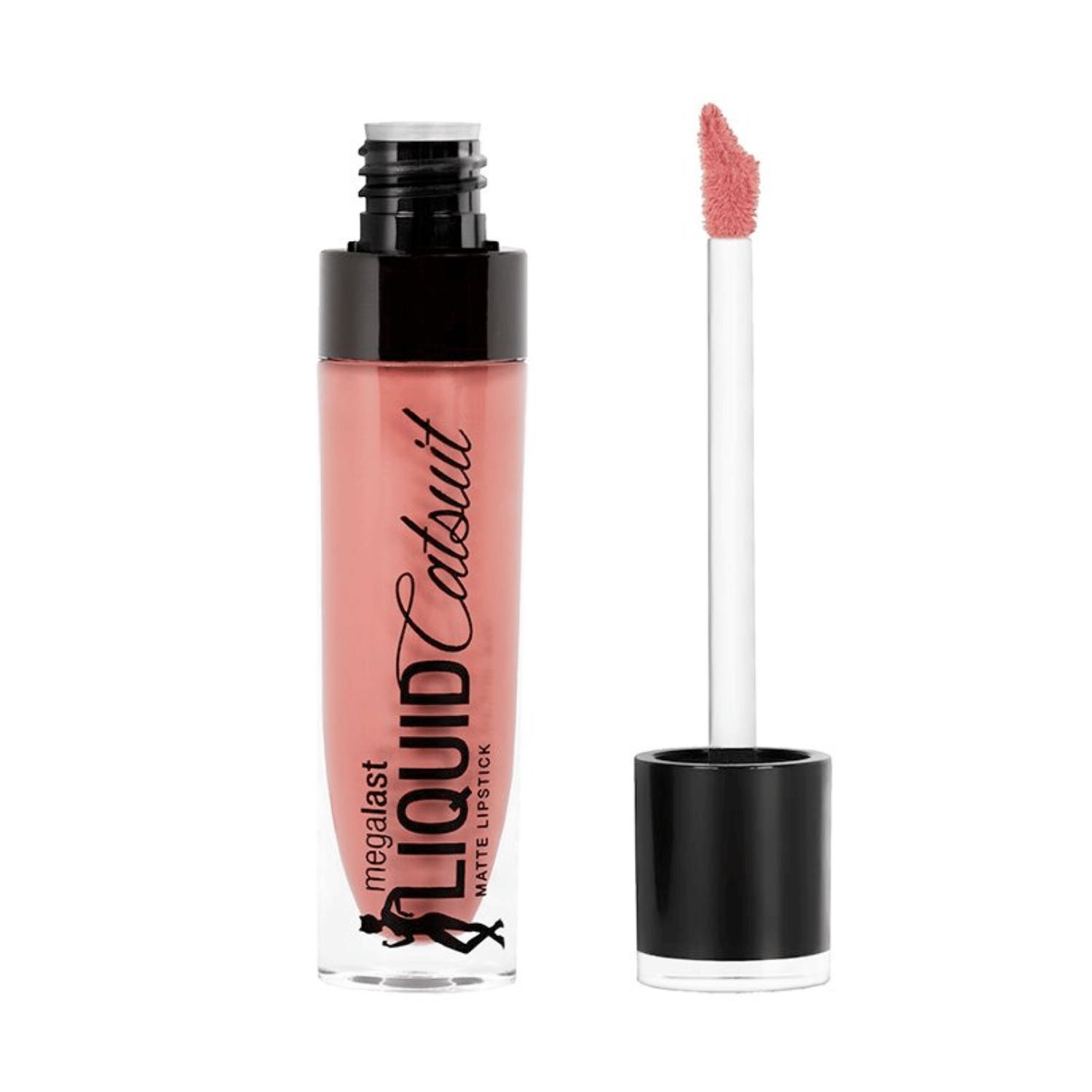 Miniatura Batom Líquido Megalast Catsuit Matte Wet'N'Wild Nudist Peach