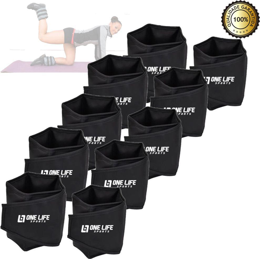 Miniatura Kit Peso De Perna 1Kg - 2Kg - 3Kg - 4Kg - 5 Kg