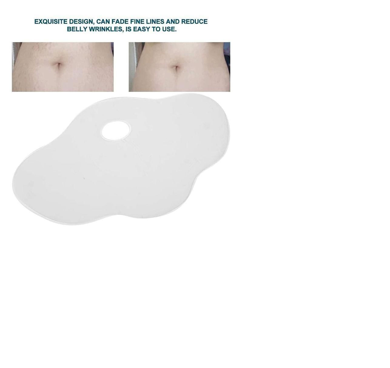 Adesivo De Silicone Anti-Rugas Para O Abdômen E Barriga