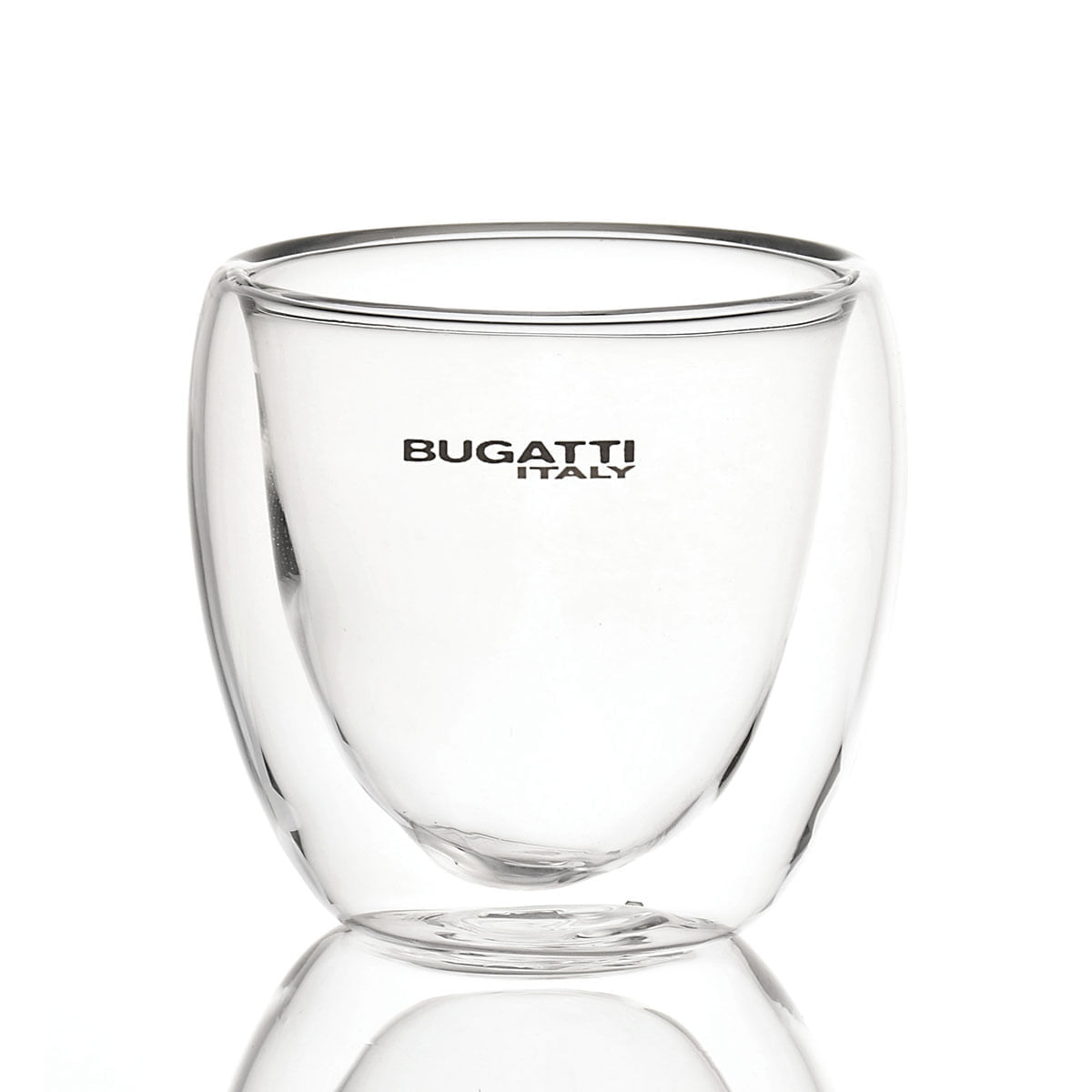 Miniatura Conjunto 2 Copos de Café de Parede Dupla sem Alça - 250ml - Bugatti
