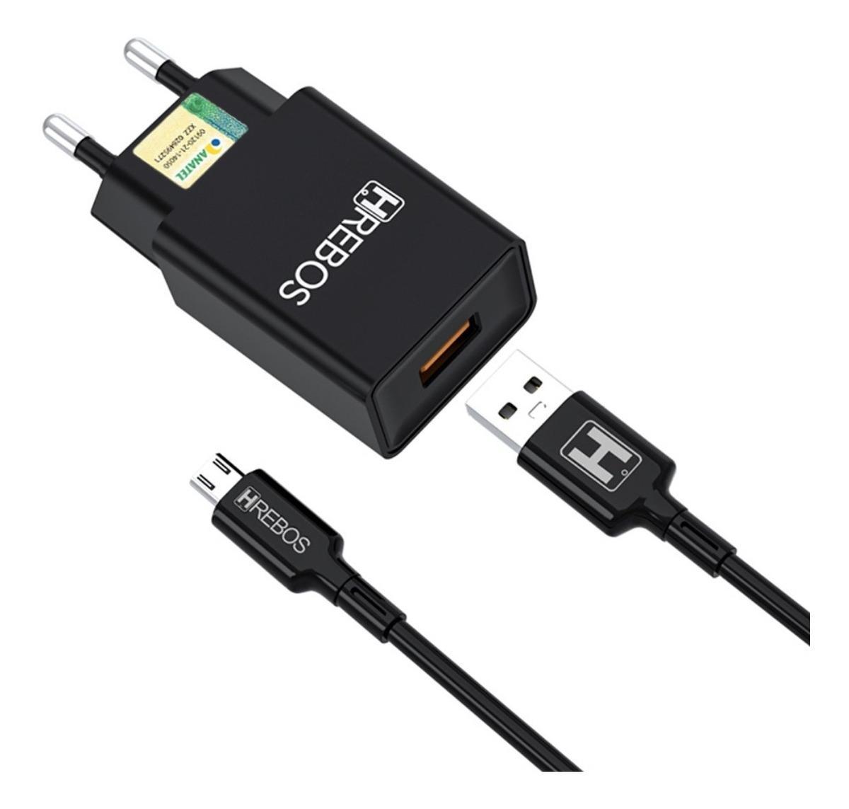 Miniatura Cabo Carregador Micro Usb Turbo Compativel O Samsung S5 S6