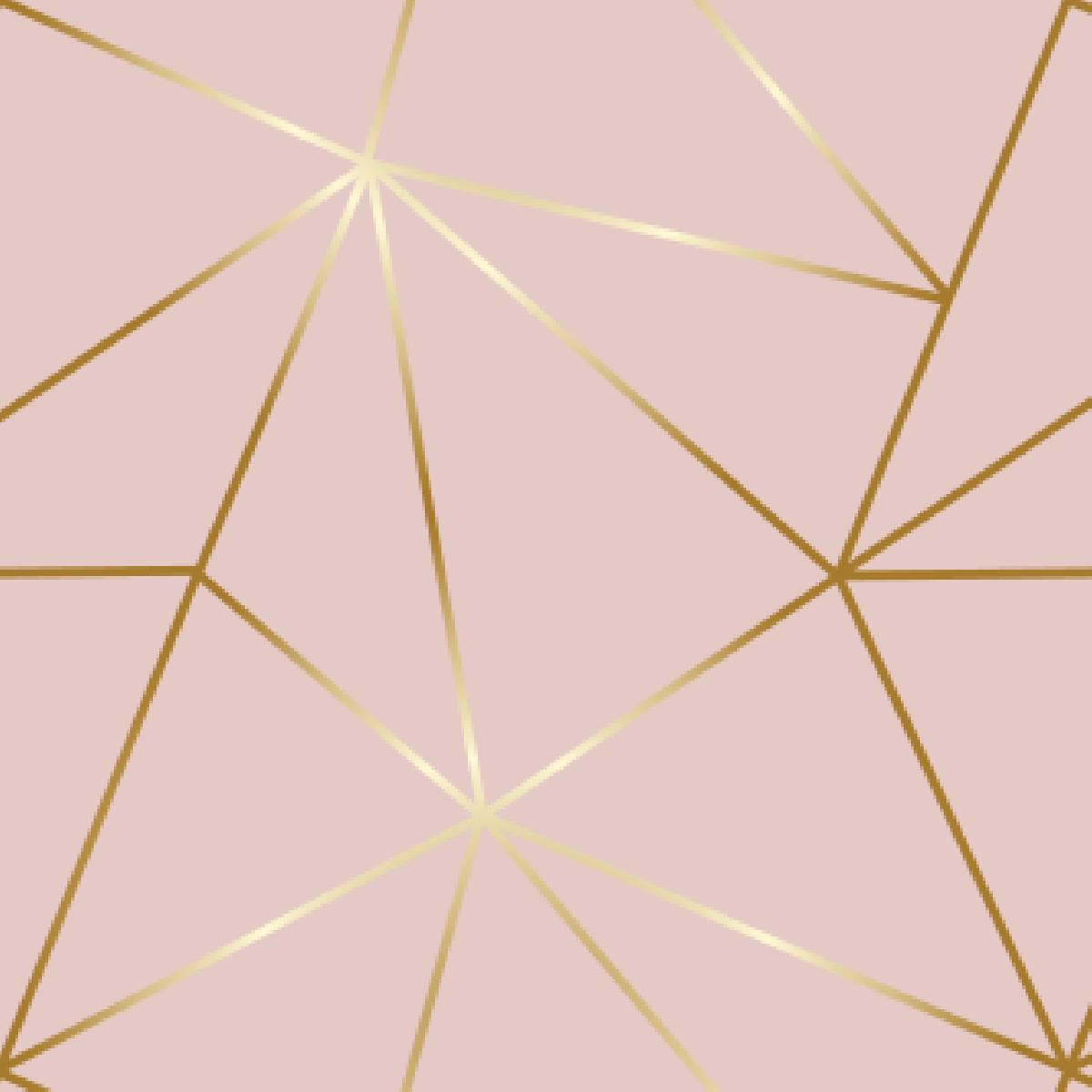 Miniatura Papel De Parede Zara Rosê Fio Gold Ouro Auto Colante 12M Papel de parede
