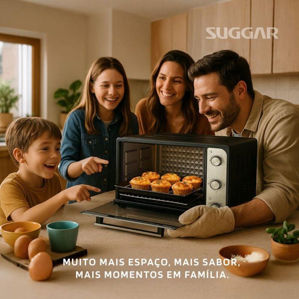 Forno Eletrico Suggar 60L Preto 220V