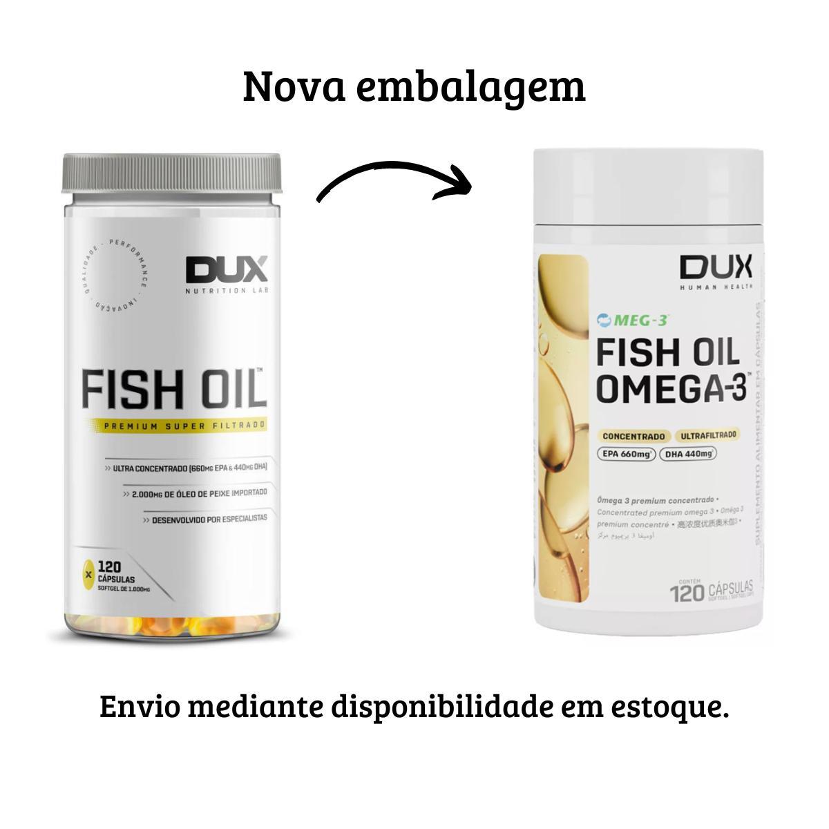 Miniatura Fish Oil Ômega 3 Dux 120 Cápsulas