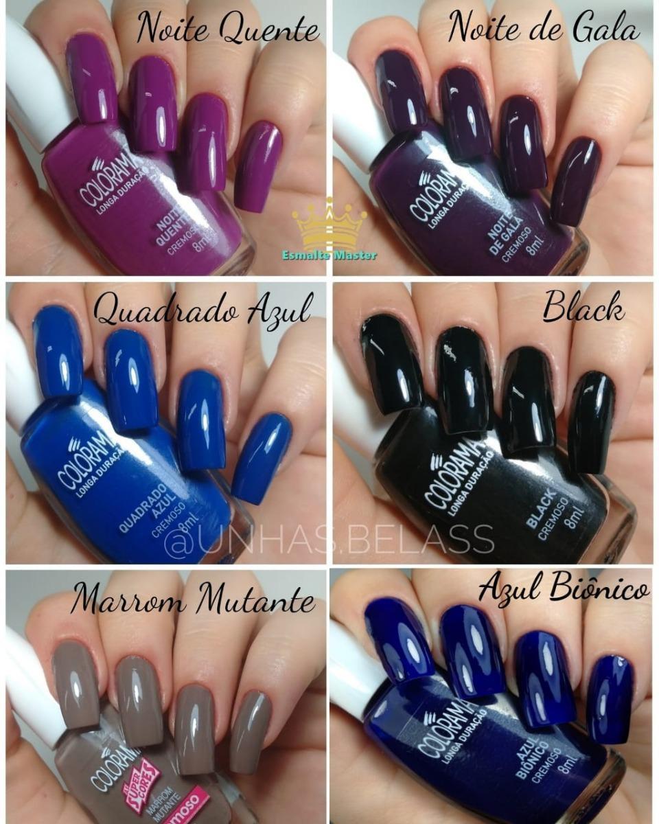 Kit Esmalte Colorama com 30 Cores Diferentes.