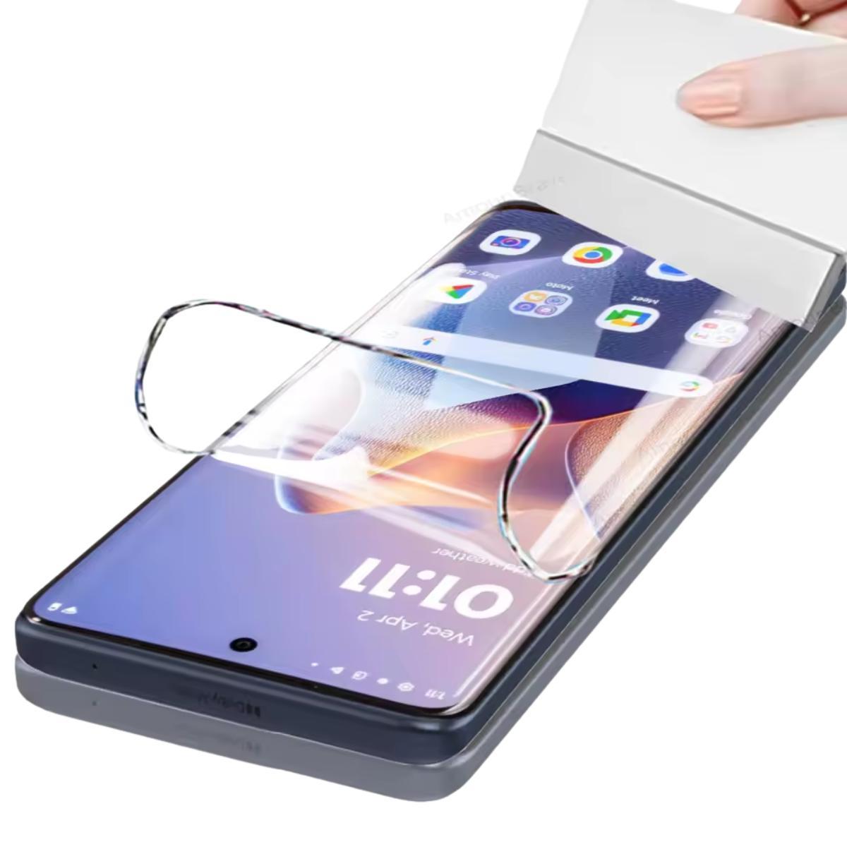 Miniatura Película Para Moto Edge 60 Pro Hidrogel Flexível 2 Unidades