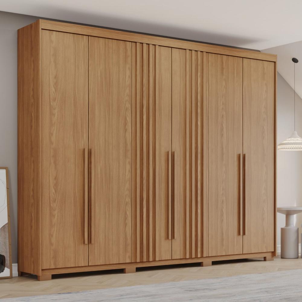 Guarda-Roupa Casal 6 Portas 4 Gavetas Norton Nature