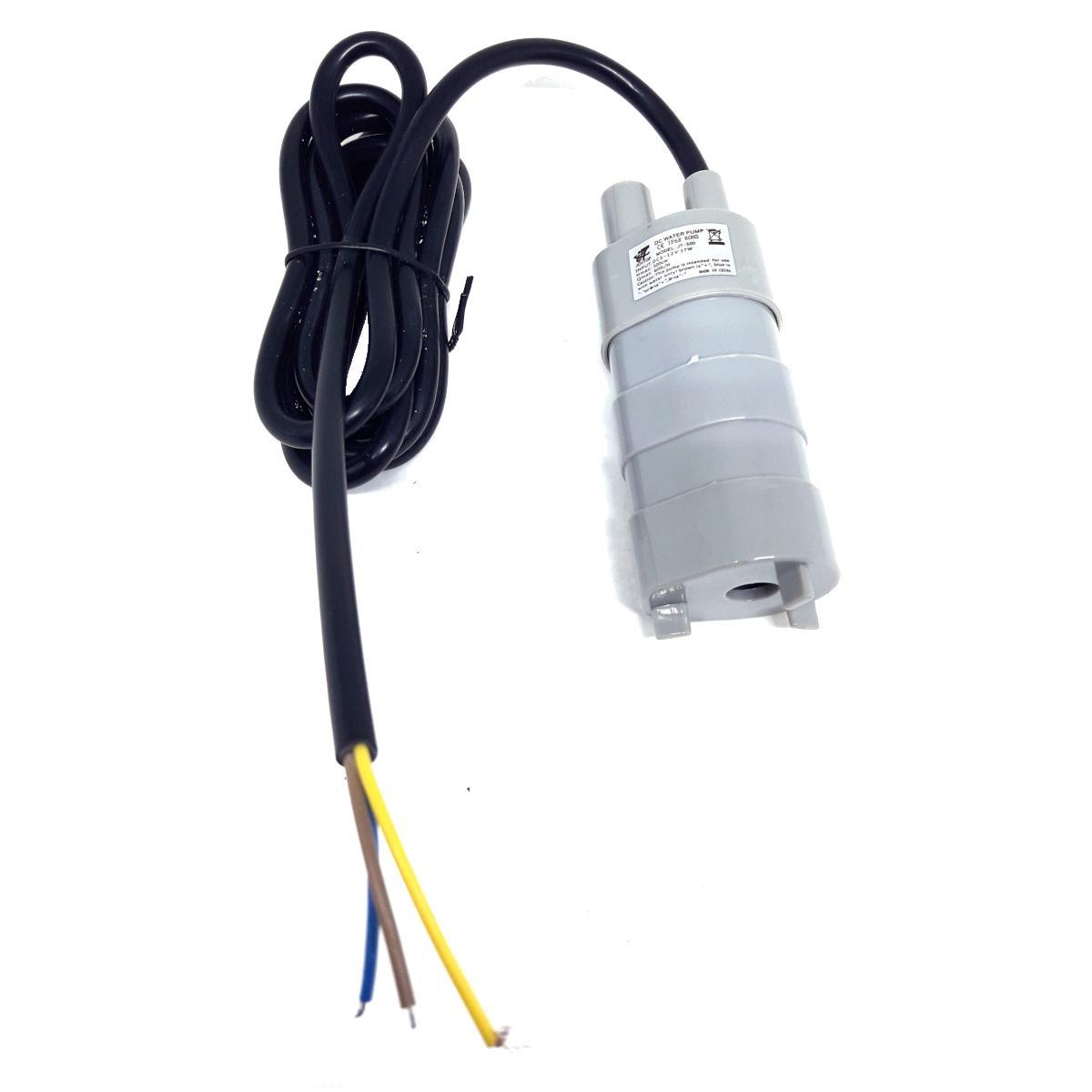 Miniatura Bomba de Água 12V 600 l/h - Circulação, Nylon, 30.000 horas
