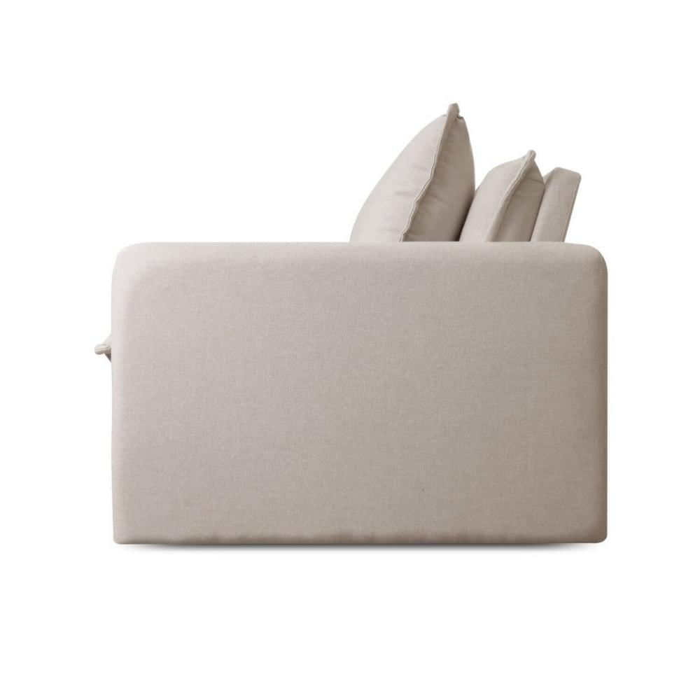 Sofá Cama Retrátil 2 Lugares 200cm Califórnia Nude