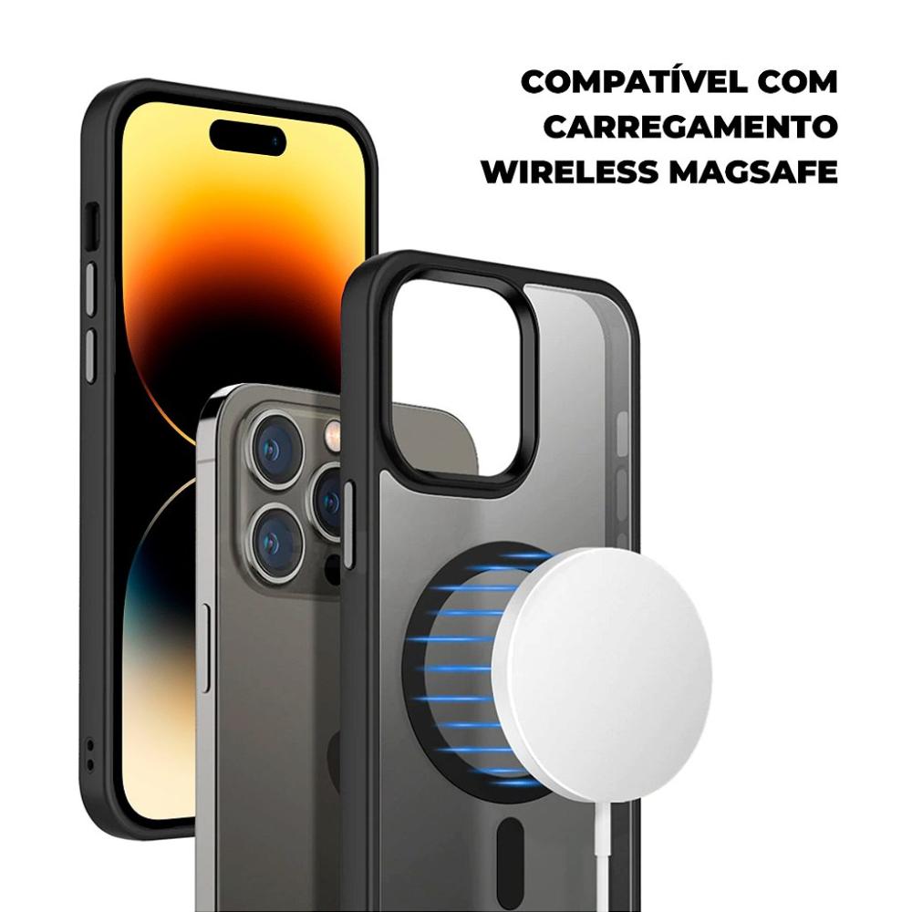 Miniatura Capa MagSafe para iPhone 15 Plus - Transparente - Gshield