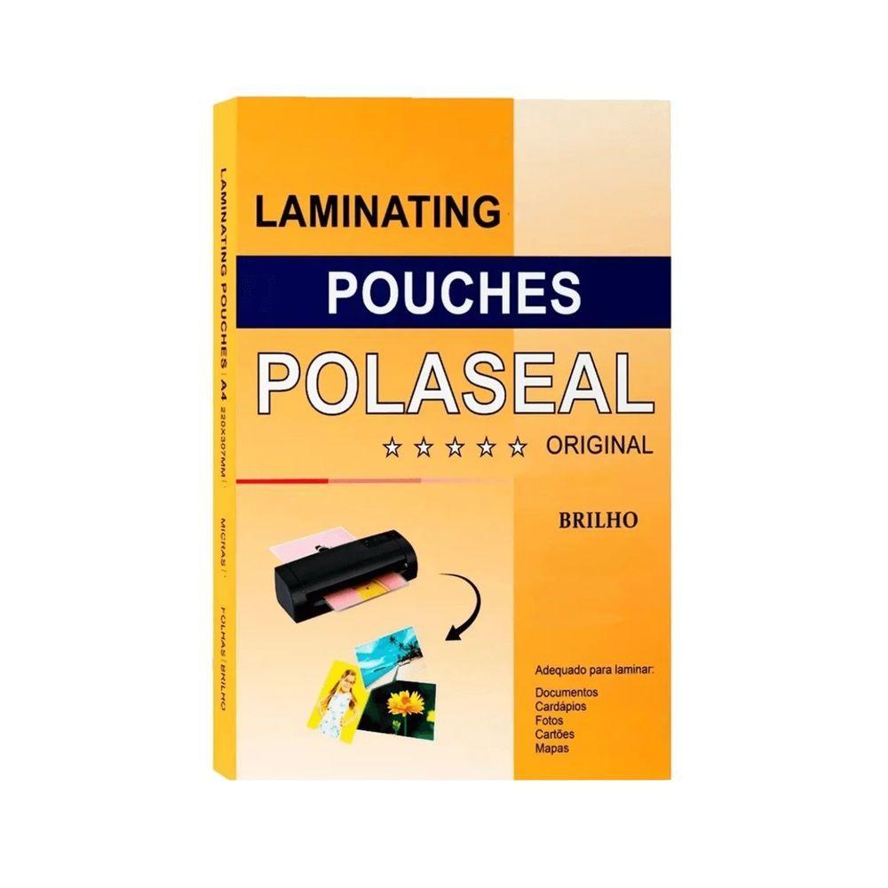 Miniatura Kit Plastificadora Laminadora E Polaseal Rg 0,05 200und 220V