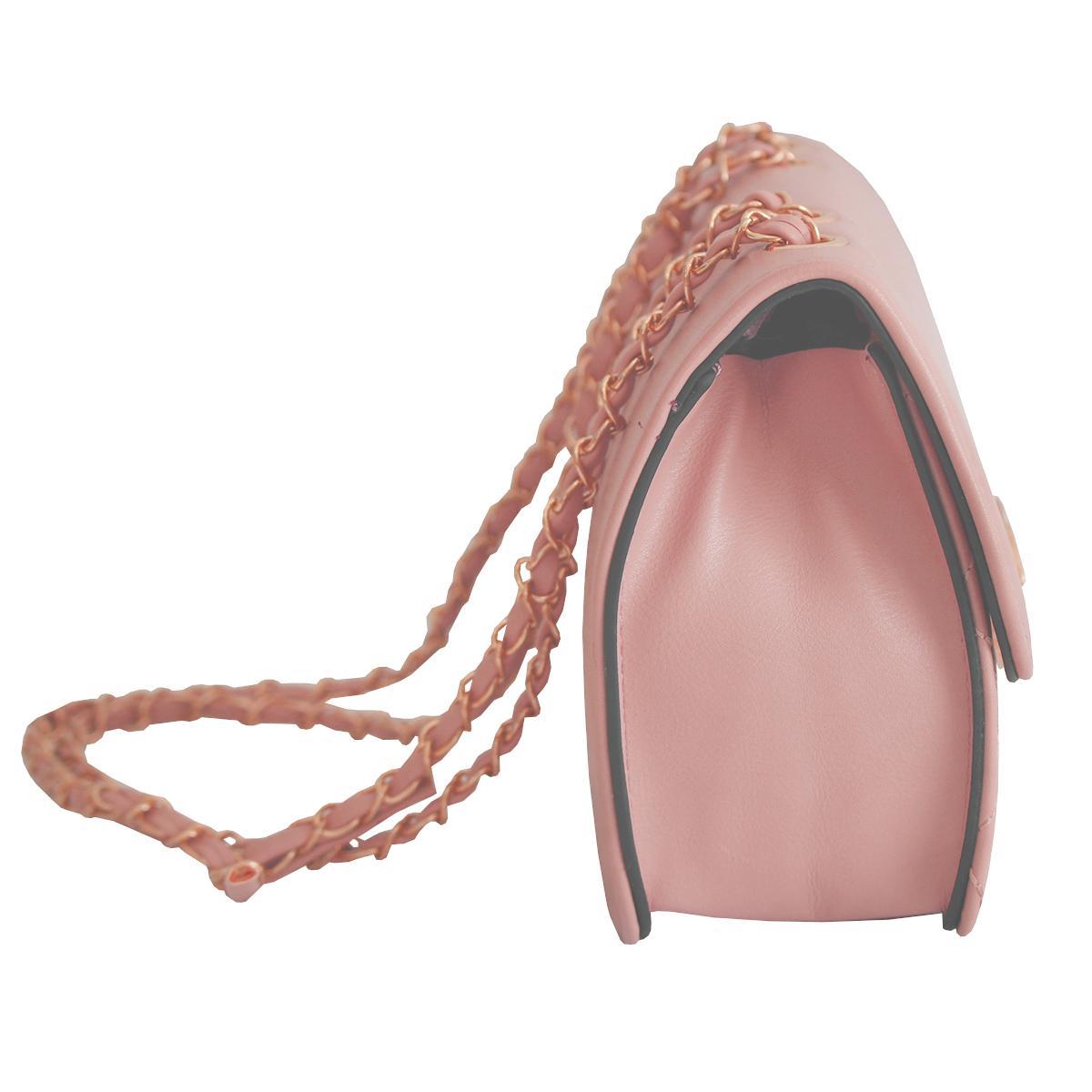 Miniatura Bolsa Transversal Tiracolo Bolsinha Ombro Feminina Corrente