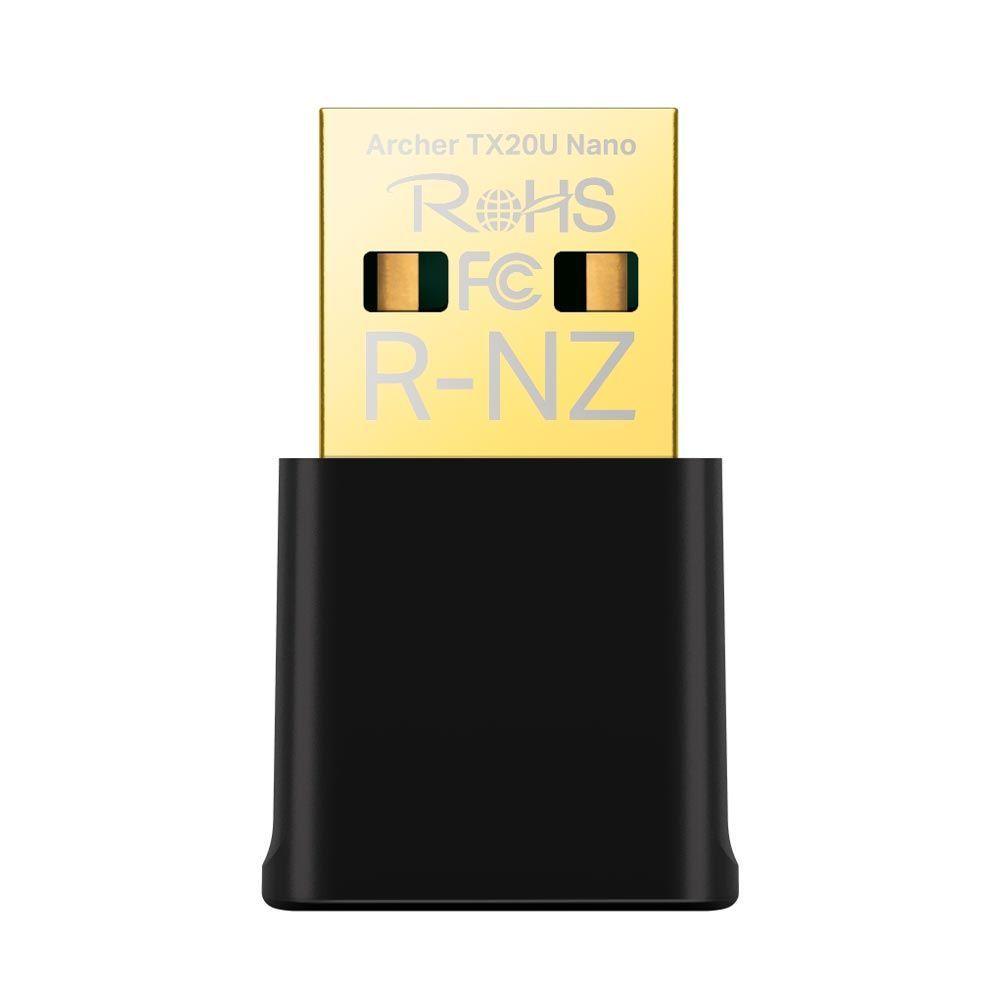 Miniatura Adaptador Wi-fi Tp-link Archer Tx20u Nano Ax1800 - 1201/574mbps - Usb - Preto