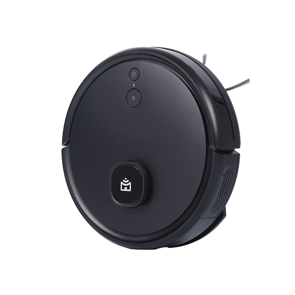 Miniatura Smart Robô Aspirador Wi-Fi Laser PRA800 Positivo Casa Inteligente - Aspira, Passa Pano, Volta à base - Mapeamento - App