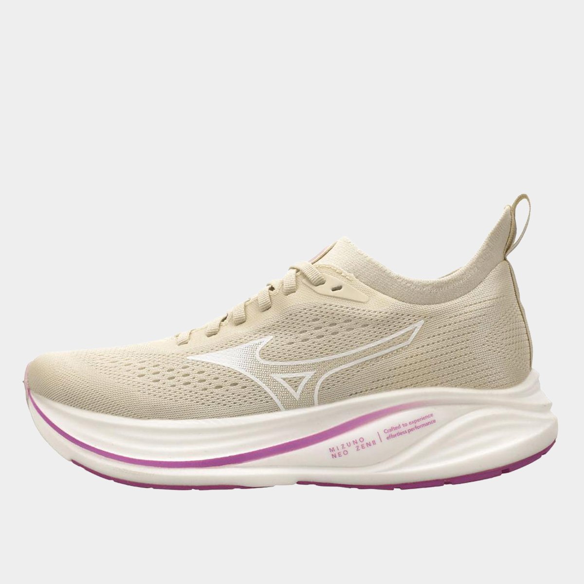Miniatura Tênis Mizuno Neo Zen 2 Feminino Bege+Branco - 34