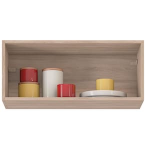 Miniatura Armário de Geladeira Demóbile Firenze com 1 Porta Basculante - Avena/Menta